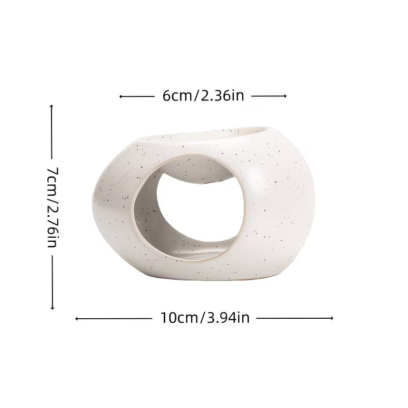 White Ceramic Egg-Shaped Essential Oil Diffuser