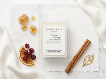 Cranberry, Orange & Cinnamon Wax Melt