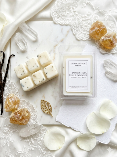 Damson Plum, Rose & Patchouli Wax Melt