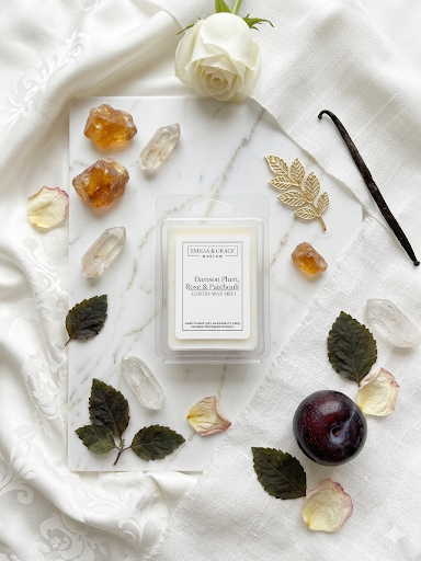 Damson Plum, Rose & Patchouli Wax Melt