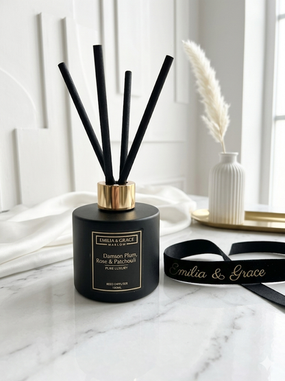 Damson Plum, Rose & Patchouli Reed Diffuser