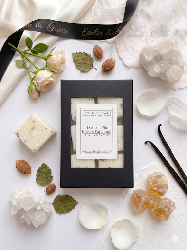 Damson Plum, Rose & Patchouli Wax Melt