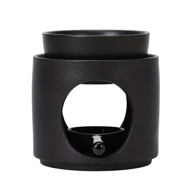 Ceramic Wax Melt Burner Black